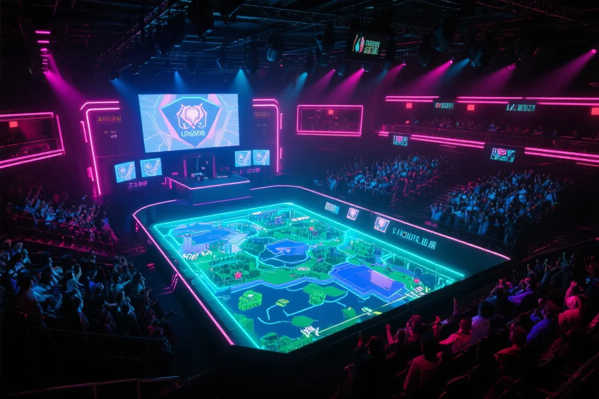 LCP新赛季赛场氛围